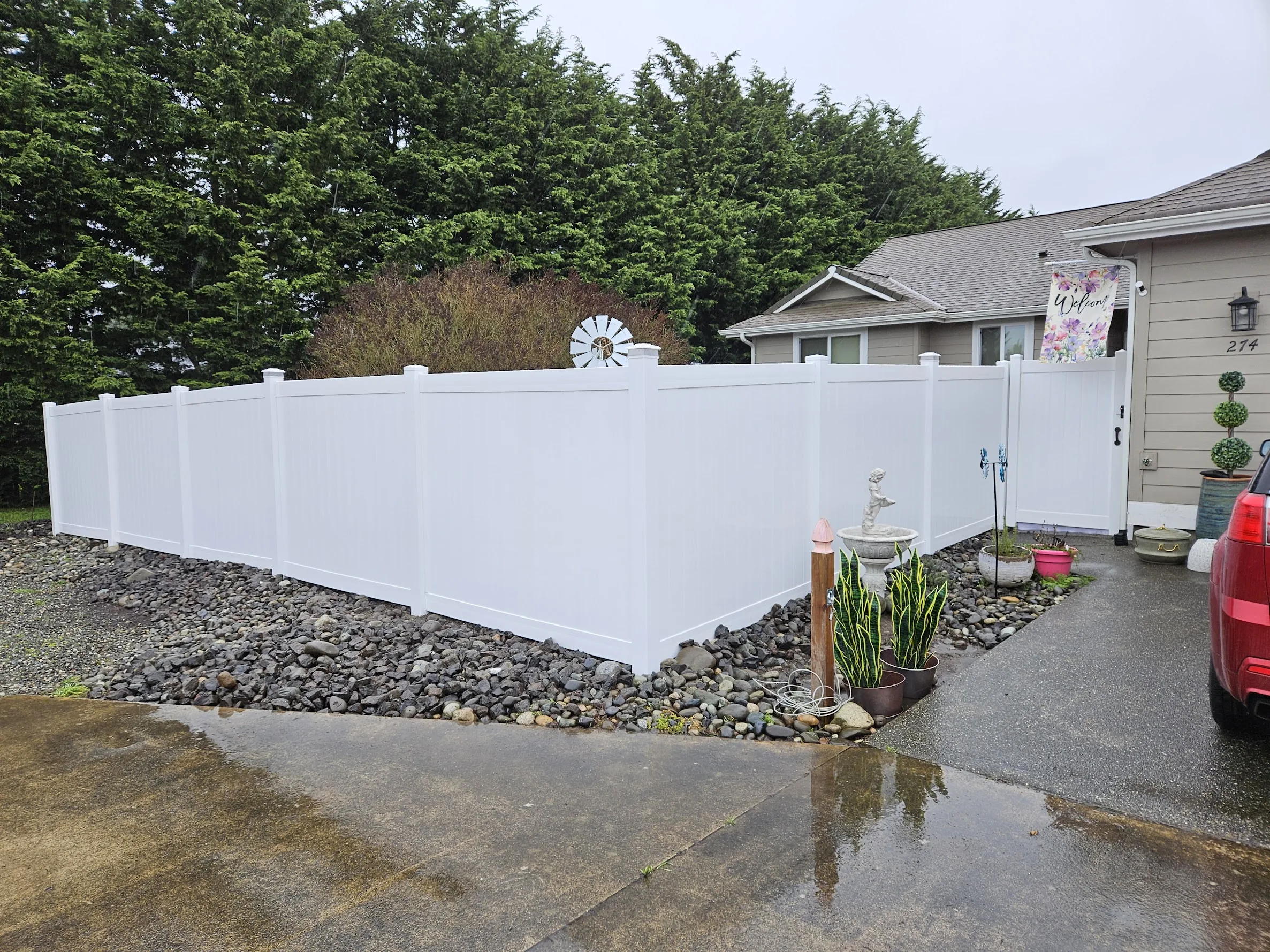 New Privacy Fence Installation