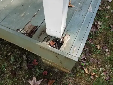 Deck Construction & Repair service example